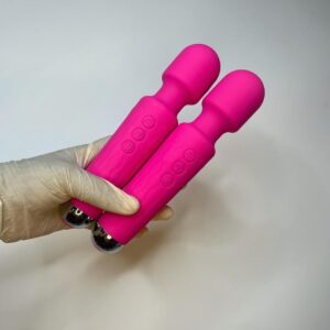 Big Magic Wand Vibrator - Rechargeable Wand Massager - Pink