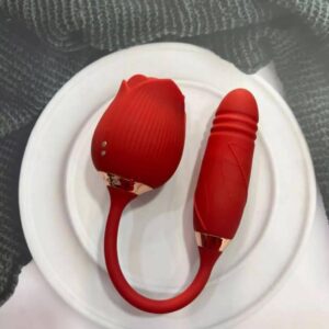 2 in 1 clitoral sucker and egg jumping vibrator