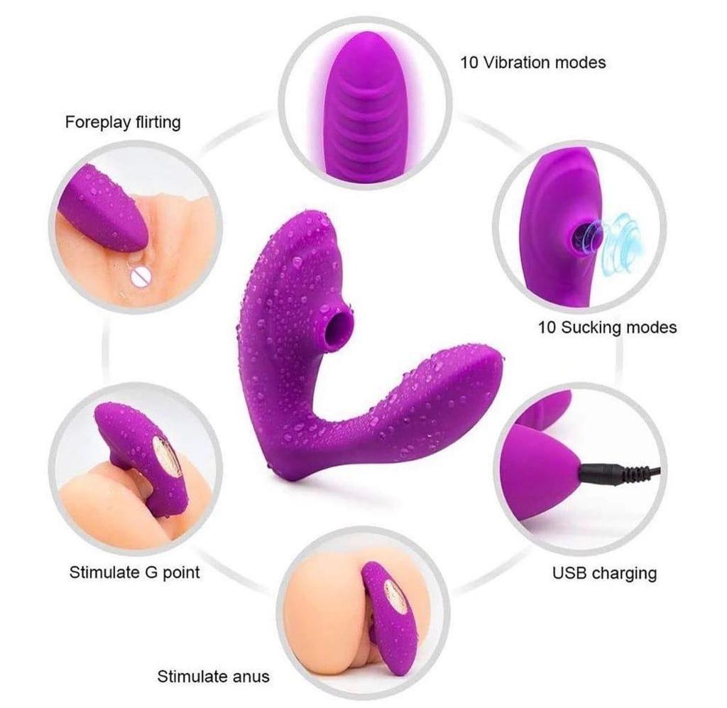 2in1 maya sucker | double ended vibrator and sucker 2in1 maya sucker | double ended vibrator and sucker