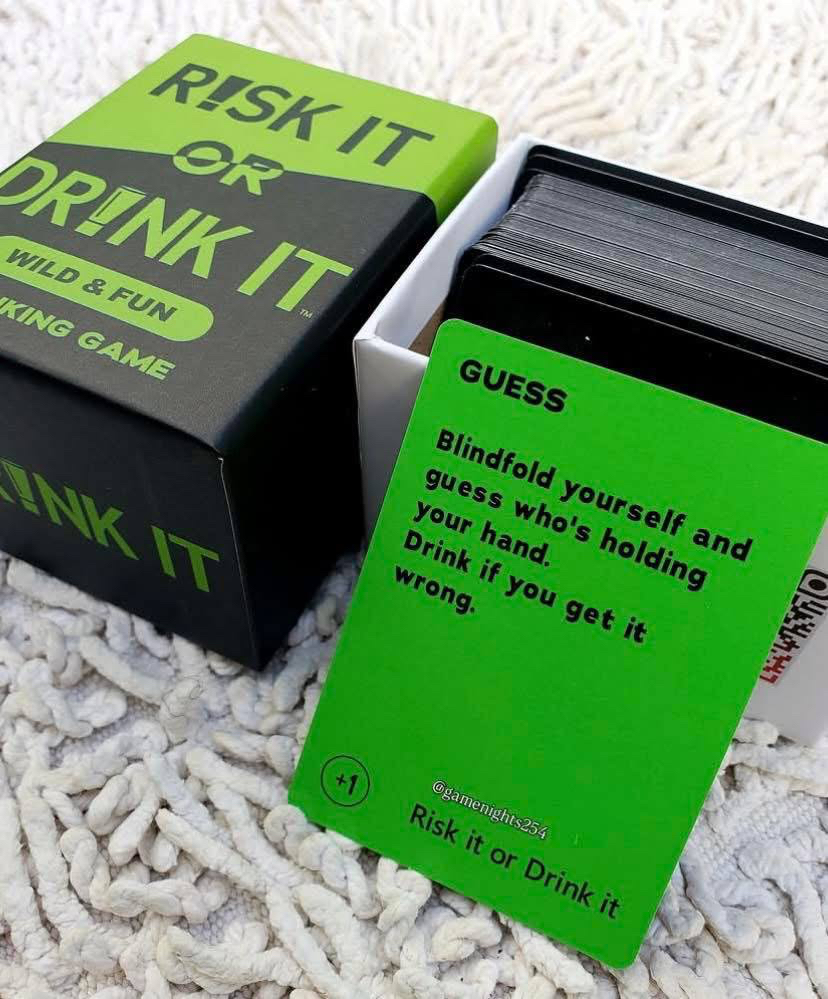 risk it or drink it party game cards risk it or drink it party game cards
