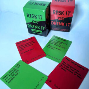 risk it or drink it party game cards