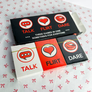 talk, dare, flirt naughty game cards