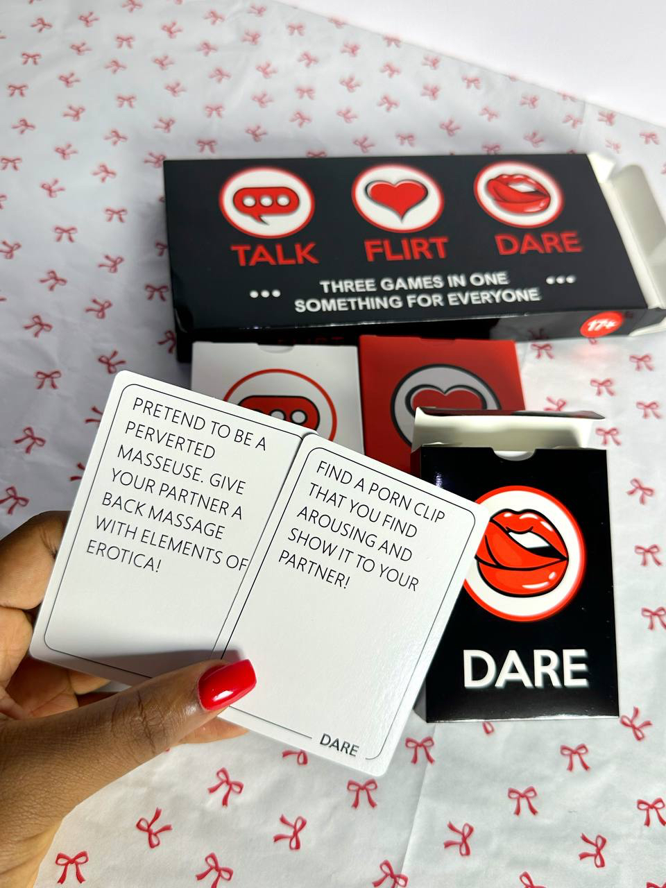 talk, dare, flirt naughty game cards talk, dare, flirt naughty game cards